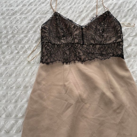 Nicholas The Label Nude and Black Lace Dress - Picture 2 of 6